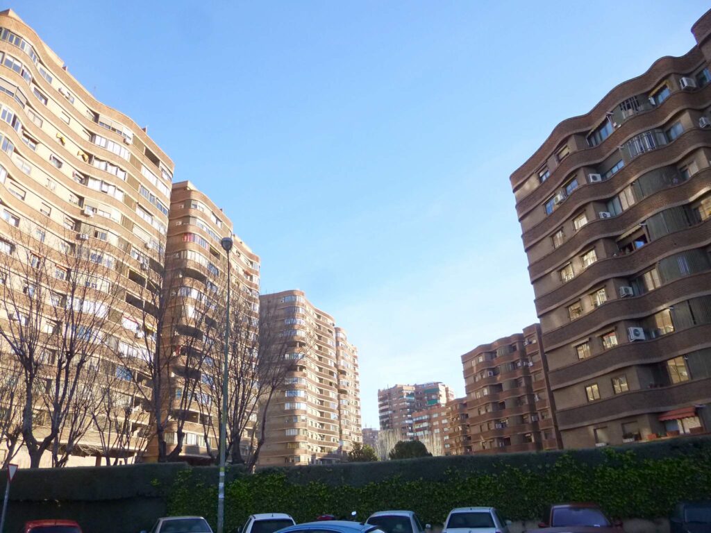 Bloques de viviendas del barrio de San Pascual, en Ciudad Lineal, Madrid